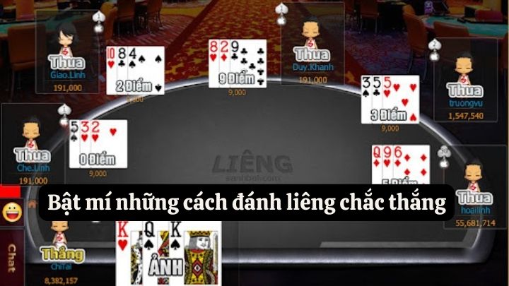 Bật mí những cách đánh game bài liêng online chắc thắng