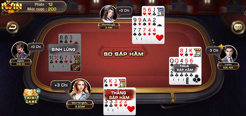 Cách chơi game binh 13 lá tại IWIN CLUB